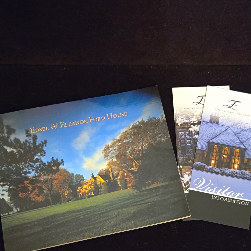 Edsel & Eleanor Ford House Guide Book & Visitor Brochures Lot Grosse Pointe MI